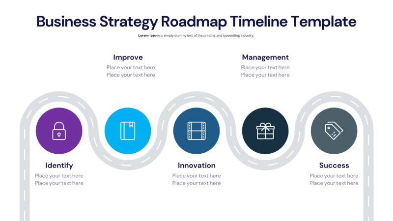 Business Strategy Roadmap Timeline Template Pptuniverse