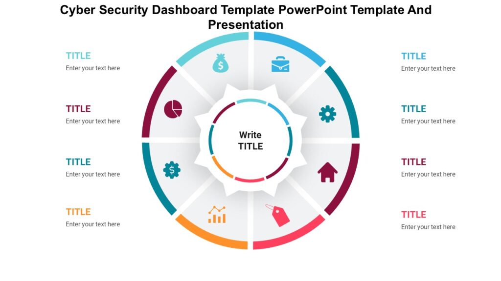 Cyber Security Dashboard Template PowerPoint Template And Presentation