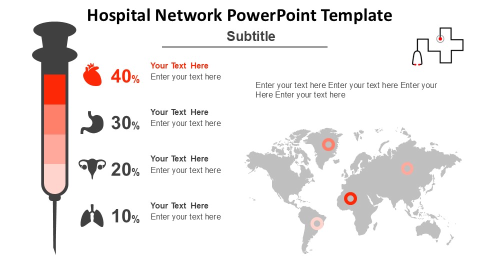 Hospital Network PowerPoint Template PPTUniverse