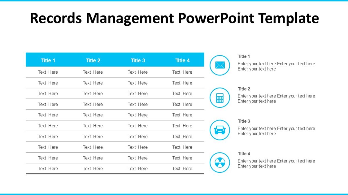 Records Management Powerpoint Template Pptuniverse