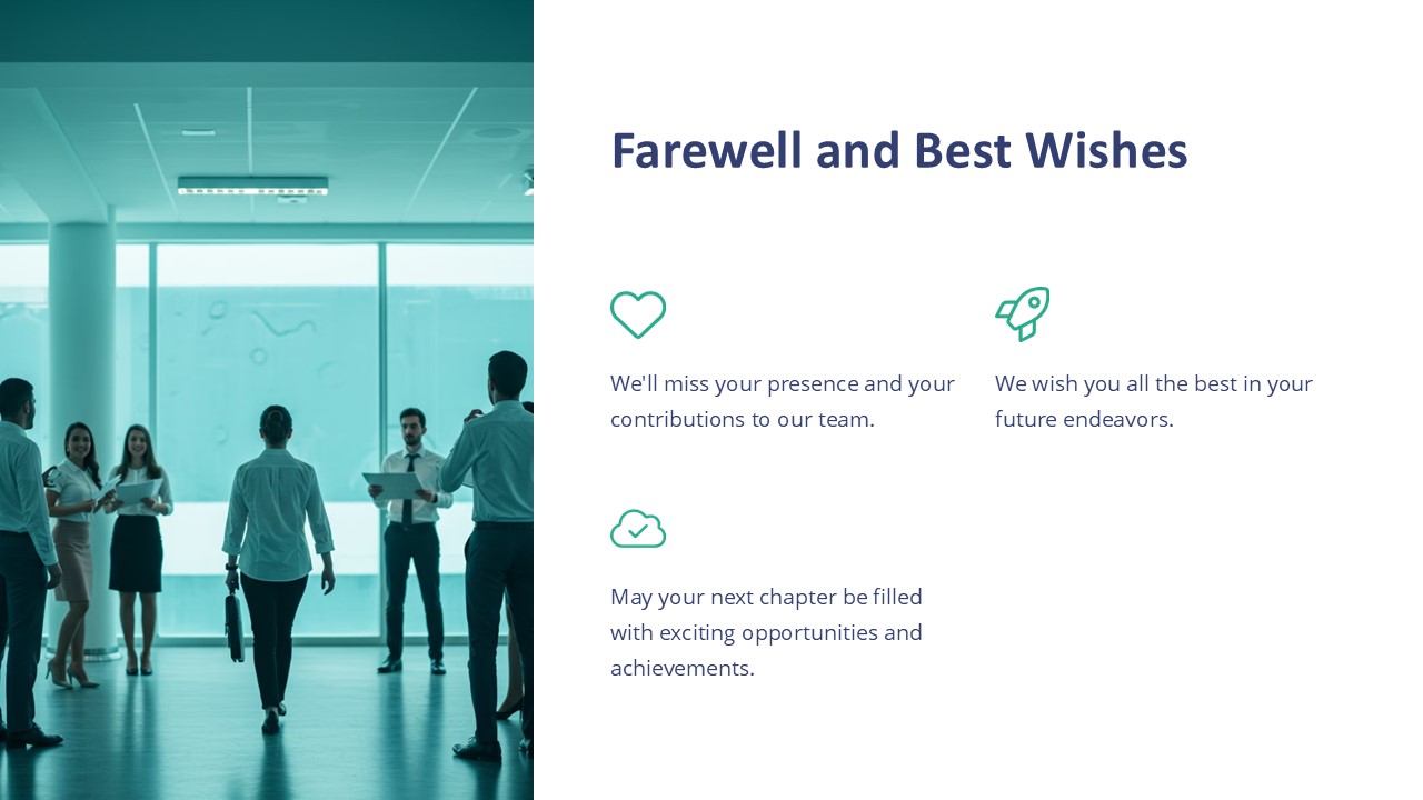 Farewell And Best Wishes PowerPoint Presentation PPTUniverse