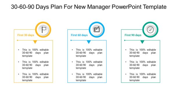 30 60 90 Days Plan For New Employee Powerpoint Template Pptuniverse