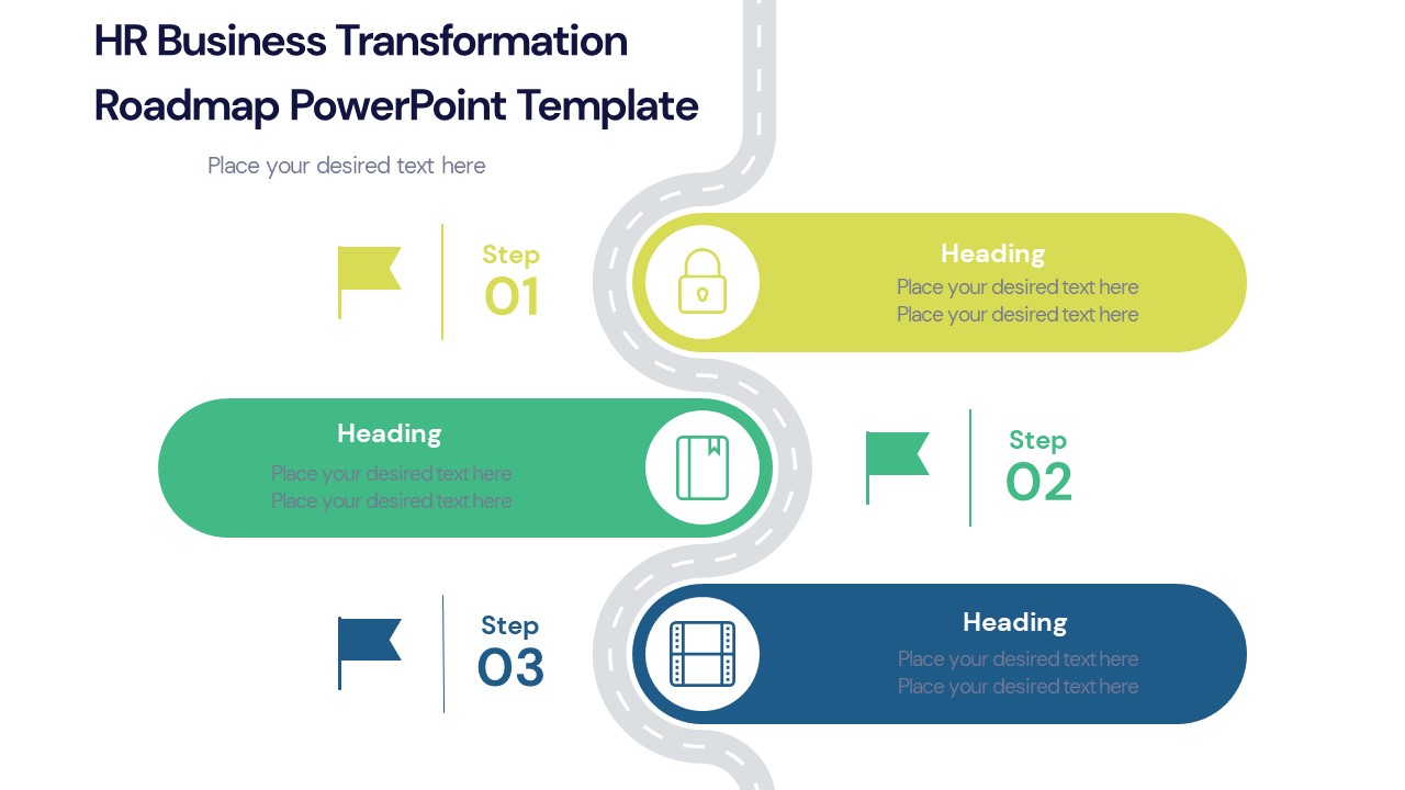 Hr Transformation Roadmap Powerpoint Presentation Sli 9557