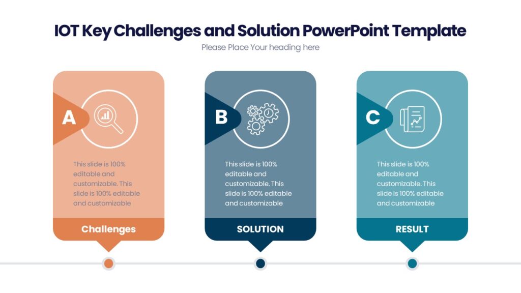 Goal Challenges And Solution PowerPoint Template - PPTUniverse