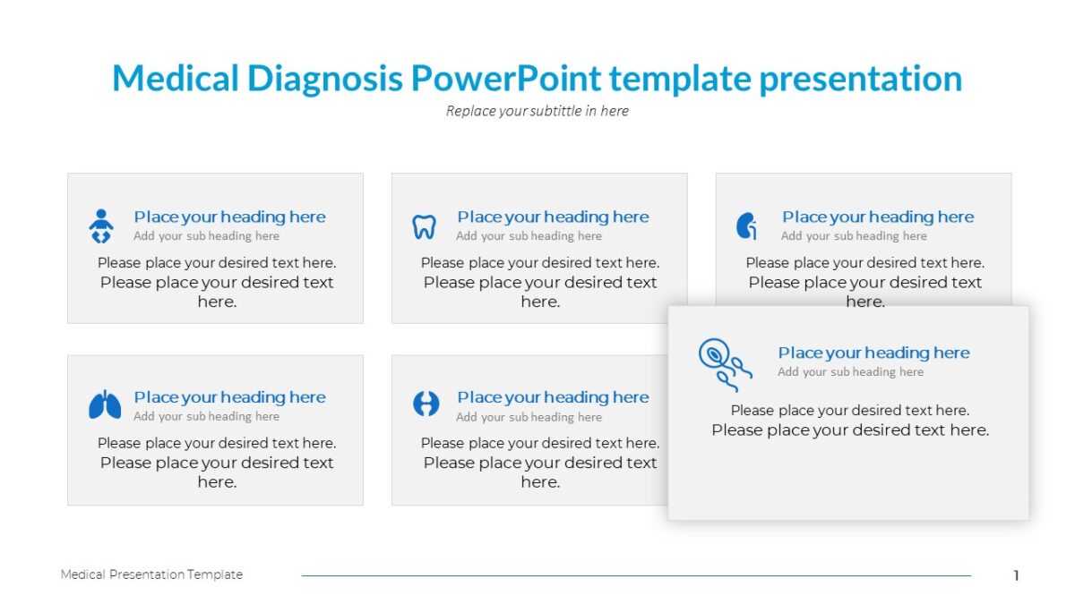 Medical Diagnosis PowerPoint Template Presentation - PPTUniverse