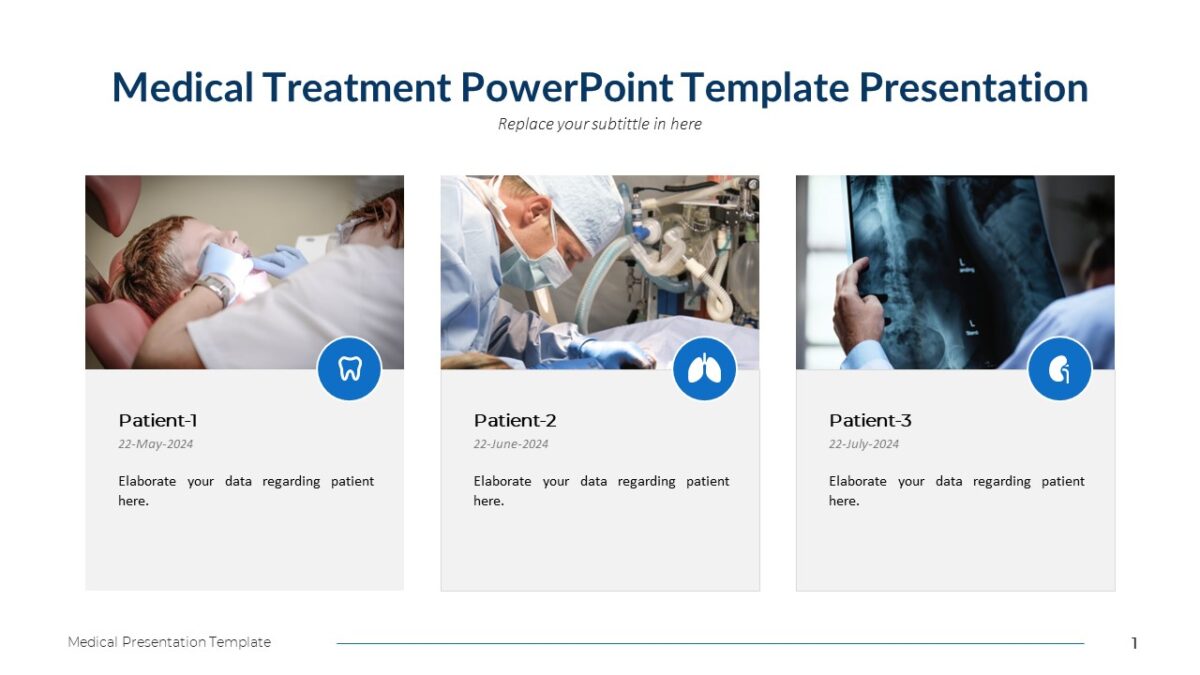 Medical Treatment PowerPoint Template Presentation - PPTUniverse