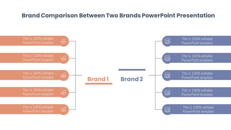 Brand Comparison Between Two Brands PowerPoint Presentation - PPTUniverse