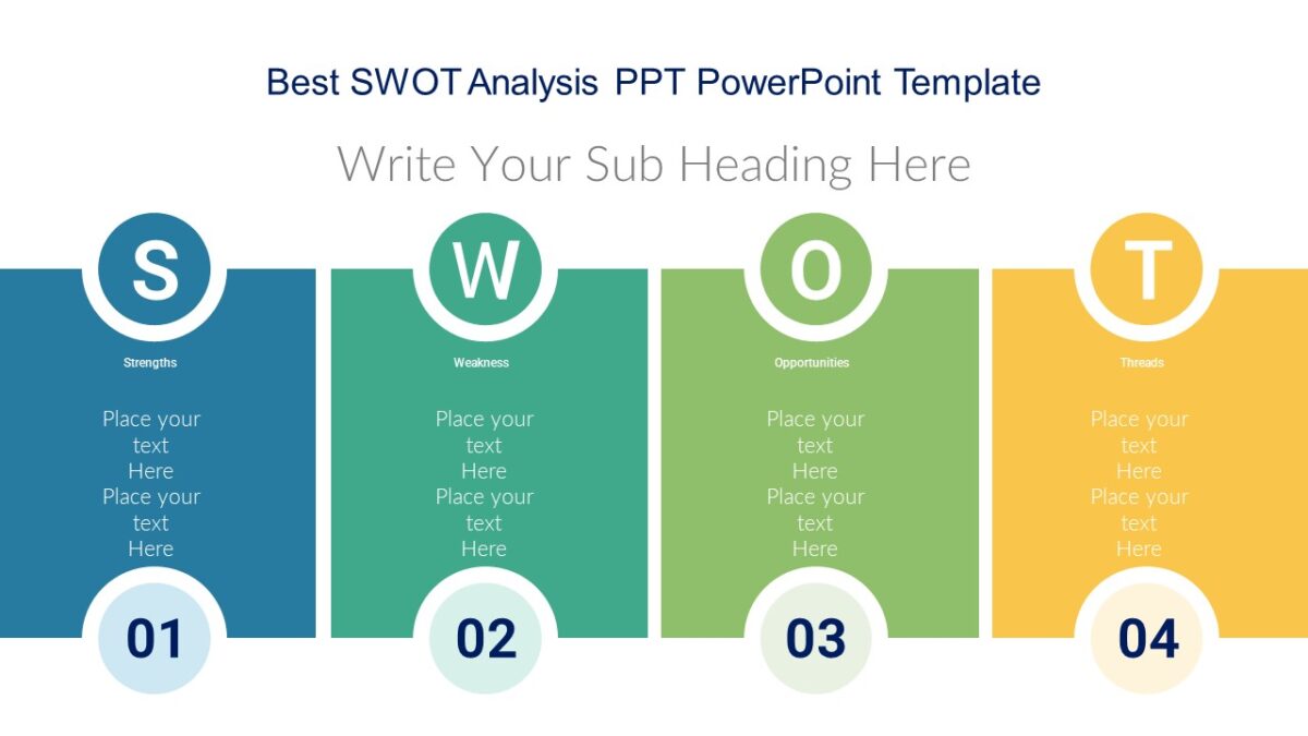 Best Swot Analysis Ppt Powerpoint Template Pptuniverse 5381