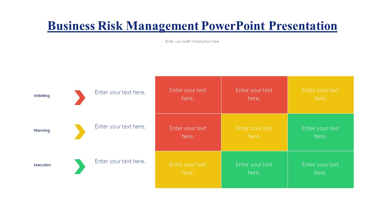 business risk powerpoint presentation