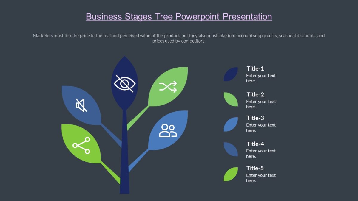 Business Stages Tree Powerpoint Presentation - PPTUniverse