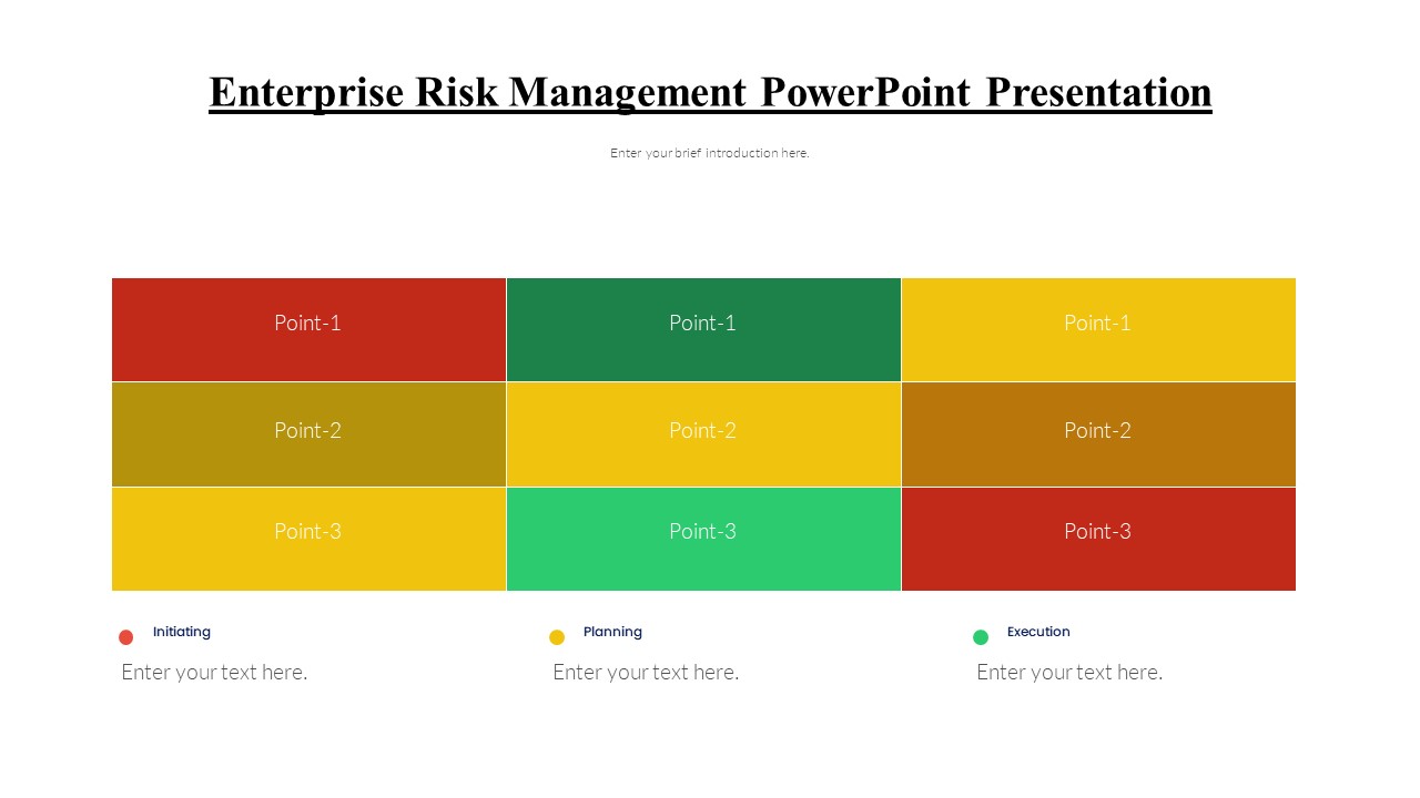 risk management presentation template