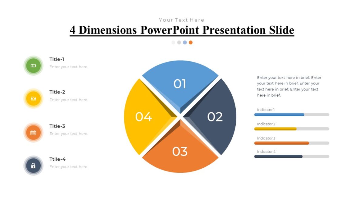 4 Dimensions PowerPoint Presentation Slide - PPTUniverse