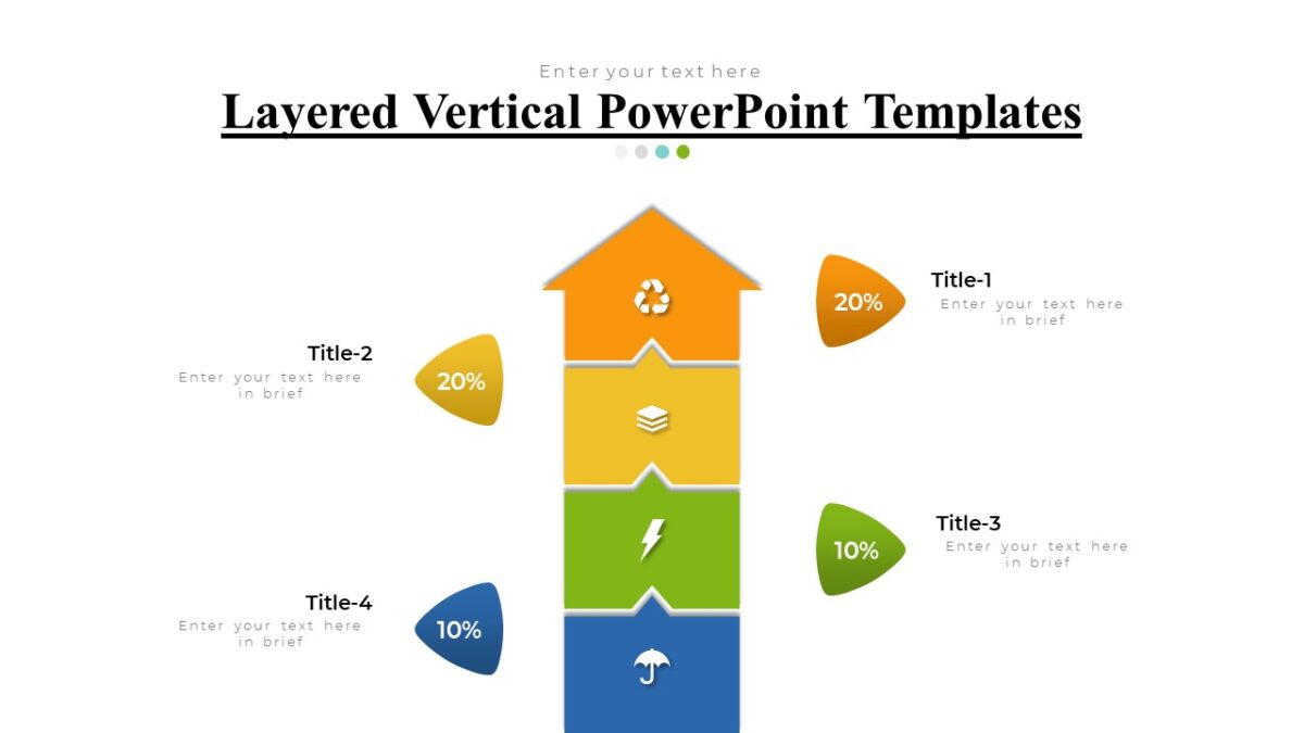 Layered Vertical PowerPoint Templates - PPTUniverse