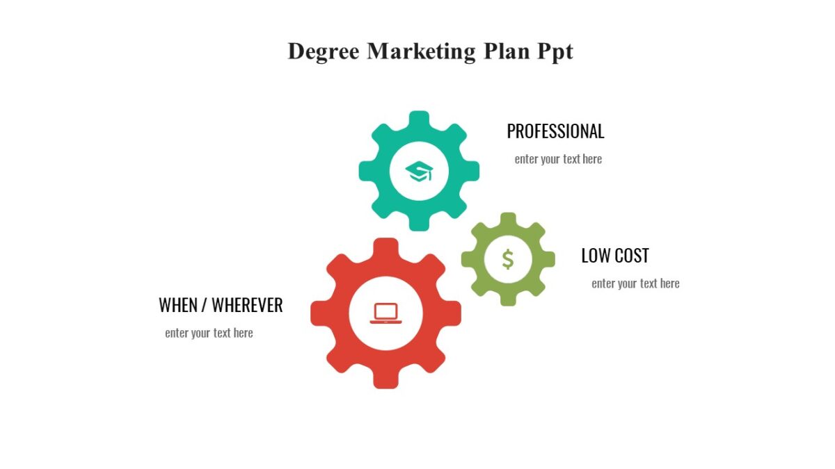 Degree Marketing Plan Ppt - PPTUniverse