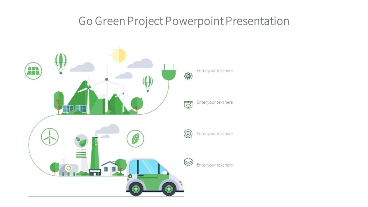 Go Green Project Powerpoint Presentation - PPTUniverse