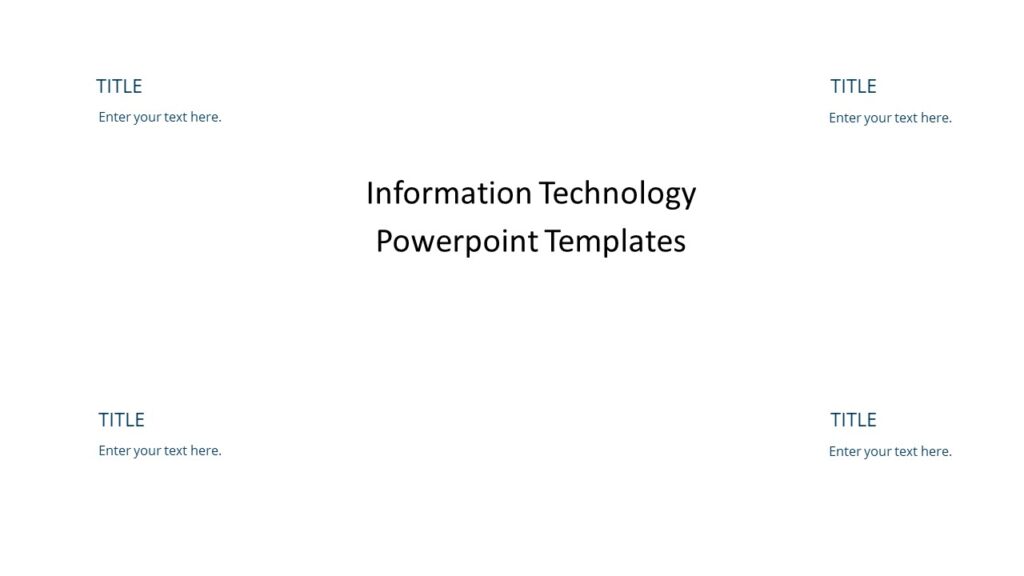 Information Technology Powerpoint Templates Pptuniverse