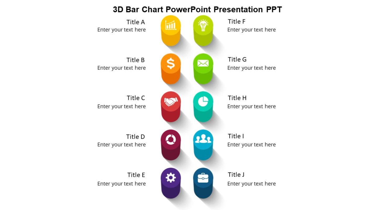 3D Bar Chart PowerPoint Presentation PPT - PPTUniverse