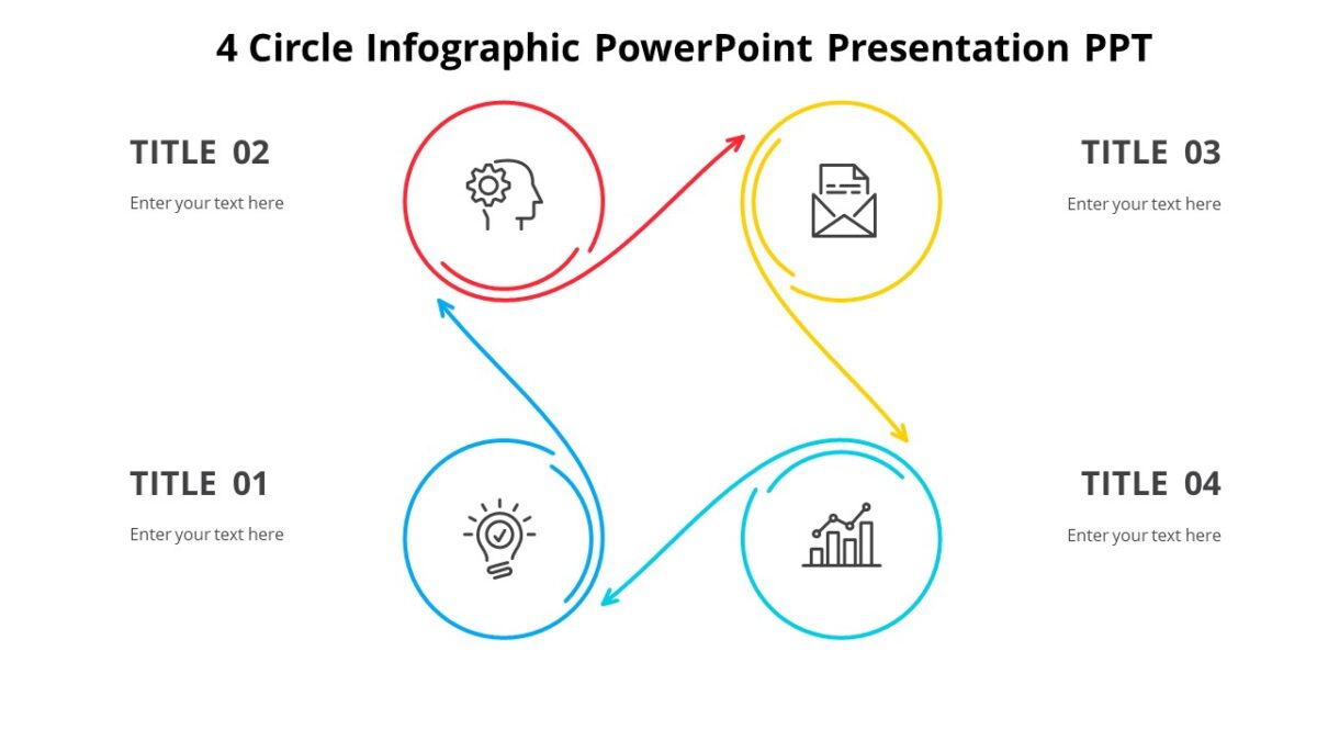 4 Circle Infographic PowerPoint Presentation PPT - PPTUniverse