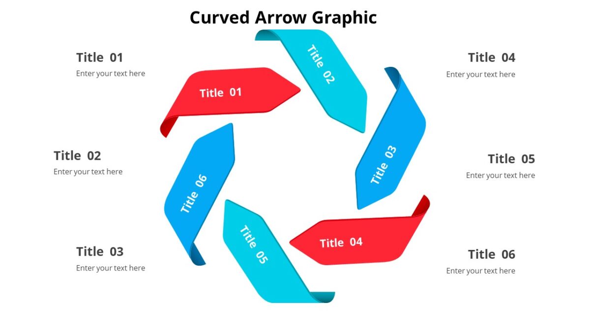 Curved Arrow Graphic Pptuniverse