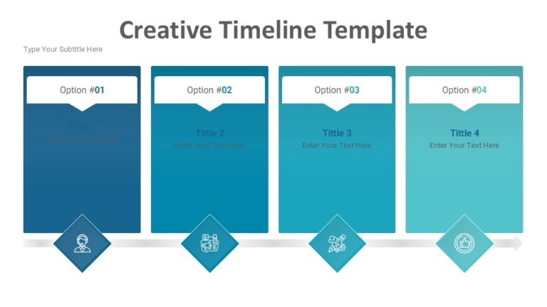 Creative Timeline Template Pptuniverse