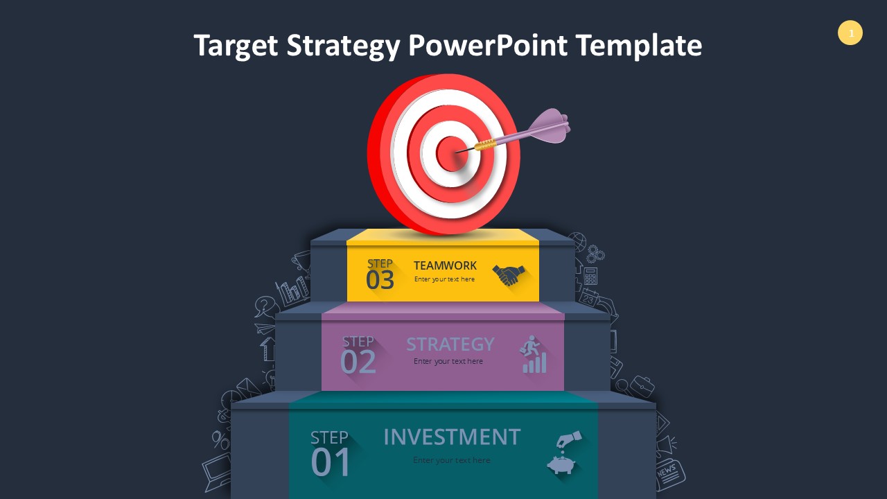 Target Strategy Powerpoint Template Pptuniverse