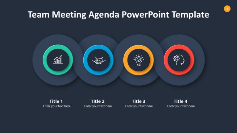 Team Meeting Agenda Powerpoint Template Pptuniverse