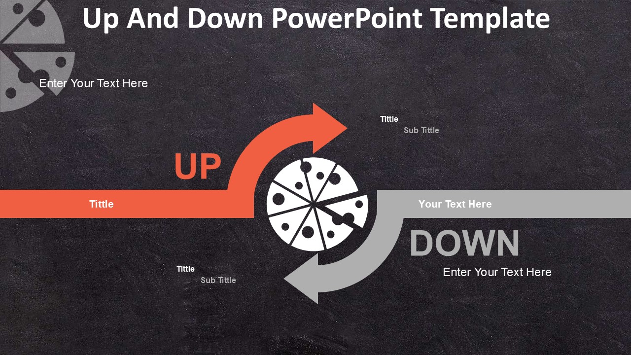 Up And Down Powerpoint Template - Pptuniverse